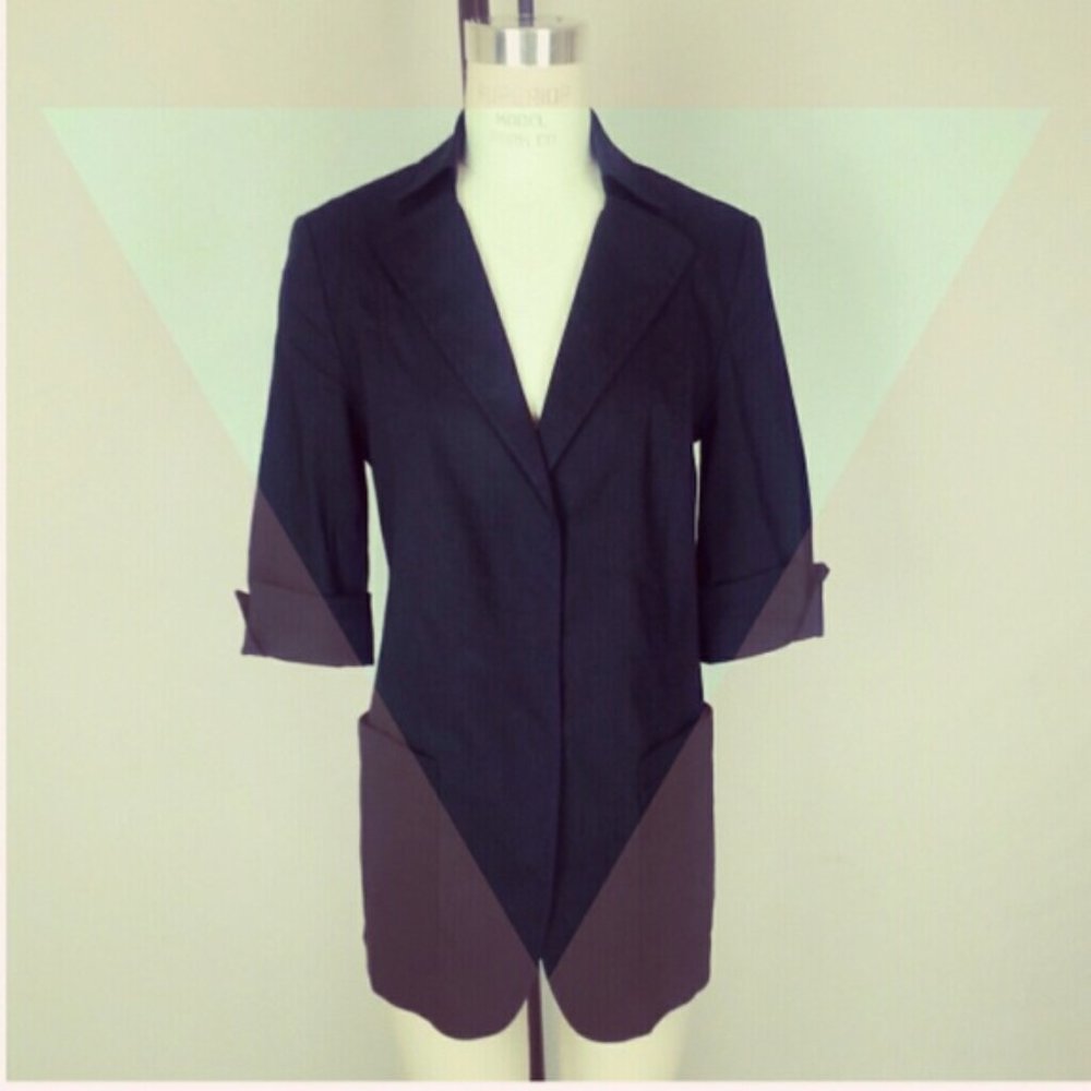 Tahari Short Sleeve Blazer Jacket